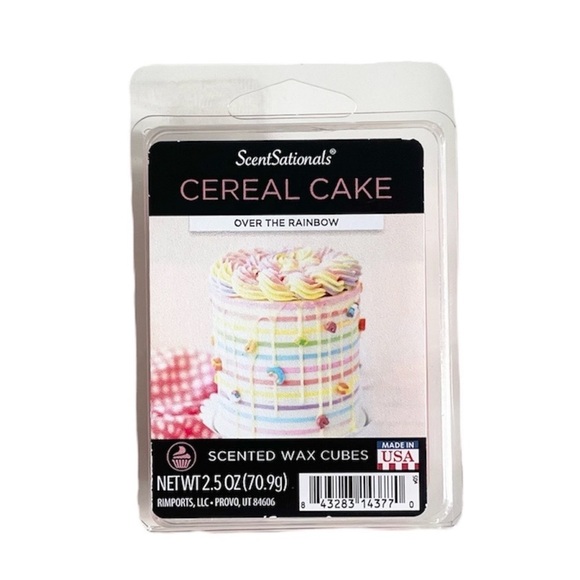 ScentSationals Cereal Cake Over The Rainbow Scented Melting Wax Cubes 2-Pack - Picture 4 of 11